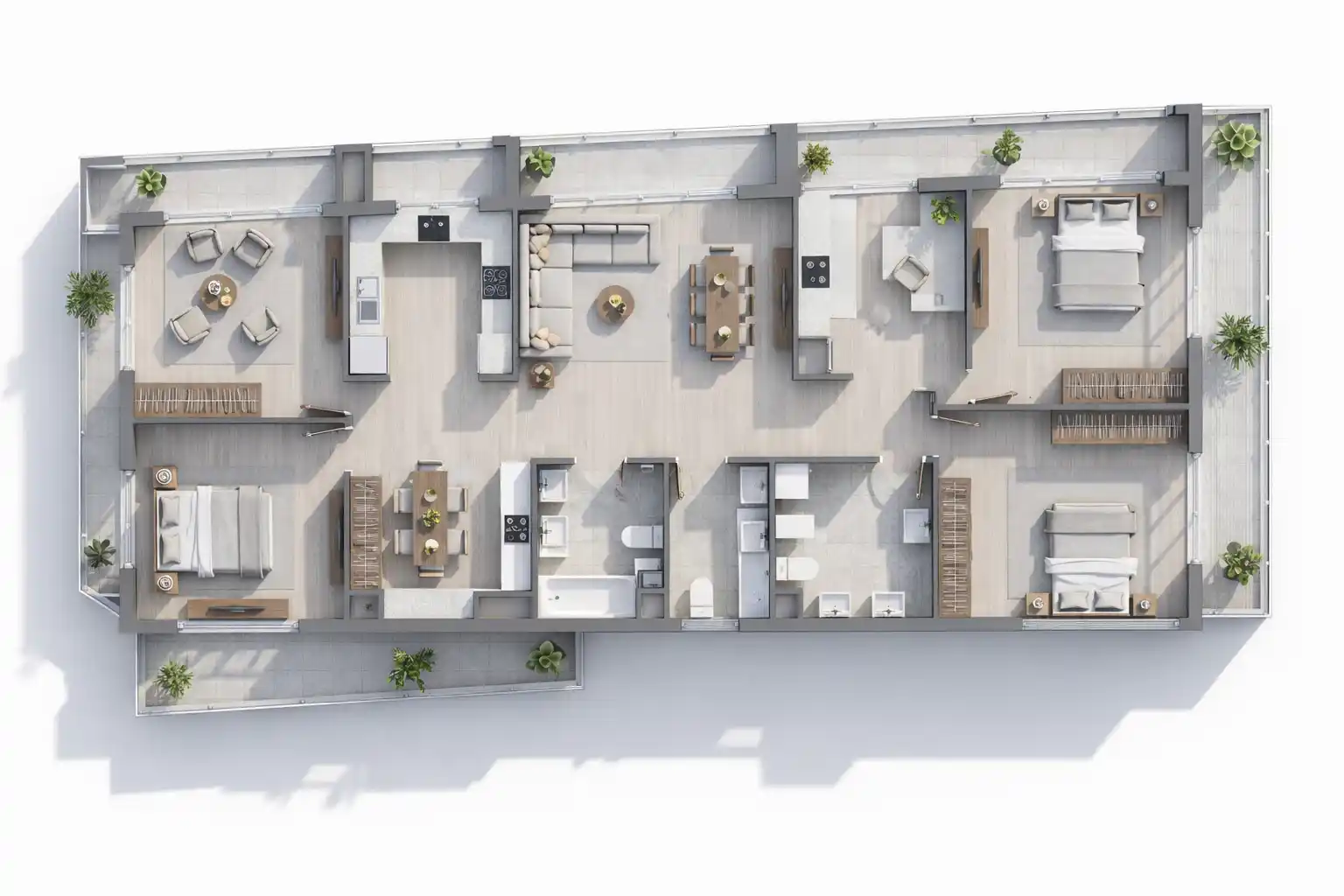 2.5 BHK – Floor Plan